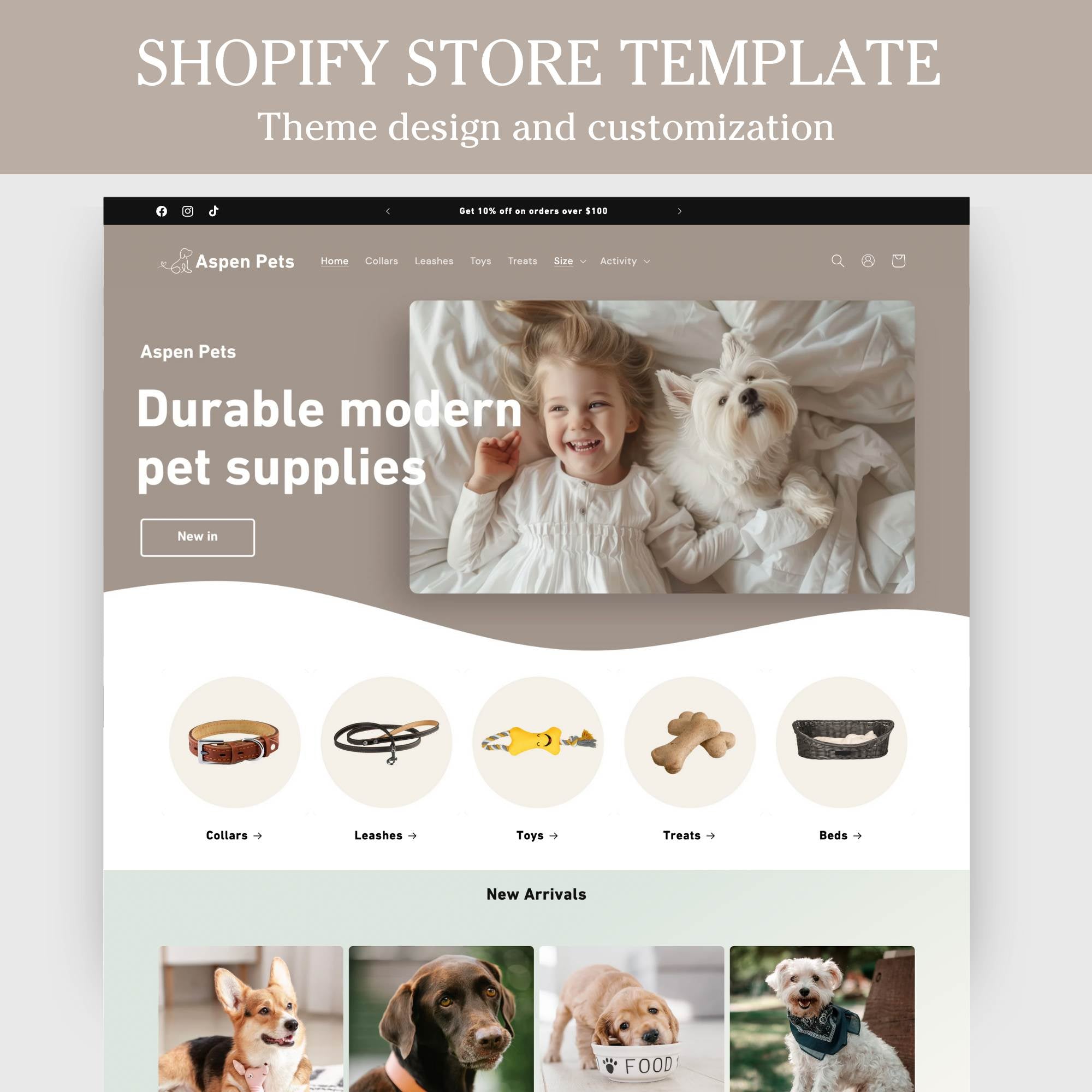 Pet store theme