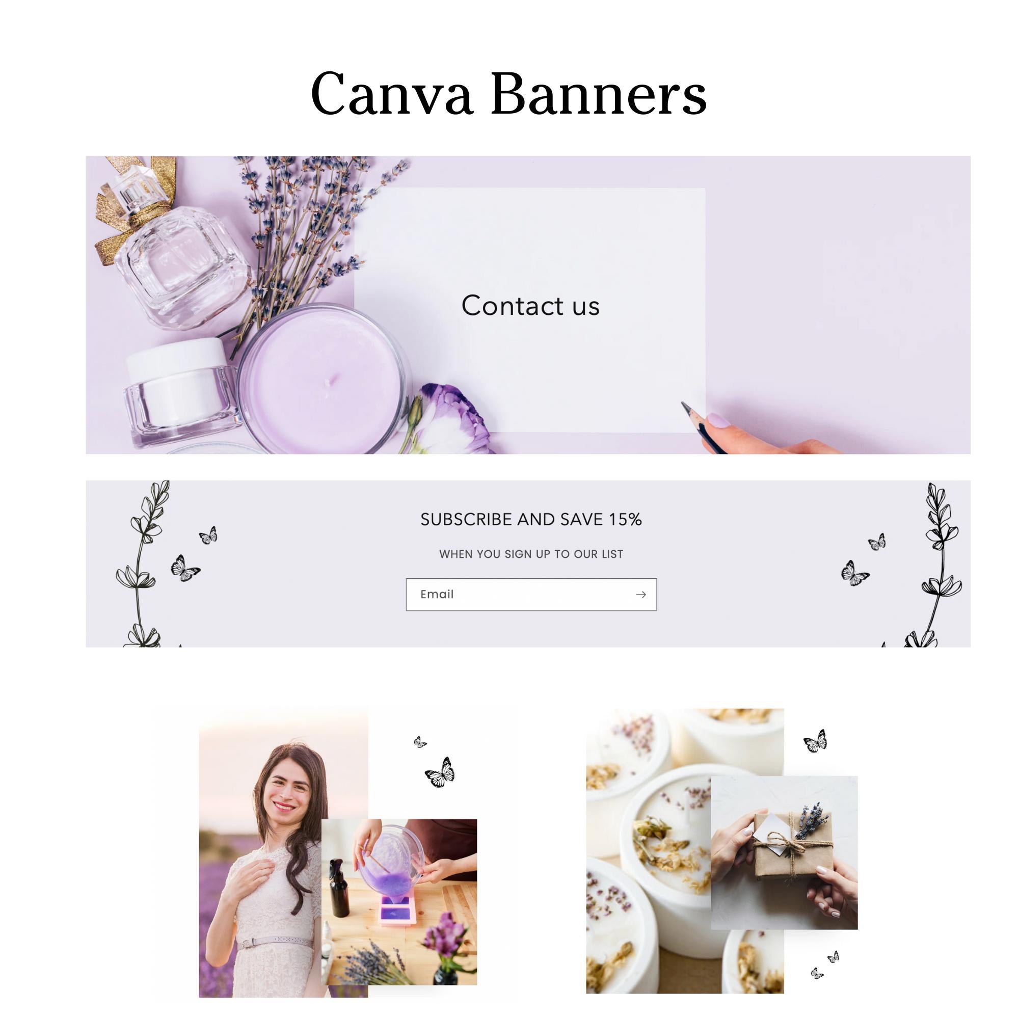 Luxury lavender candles shopify theme