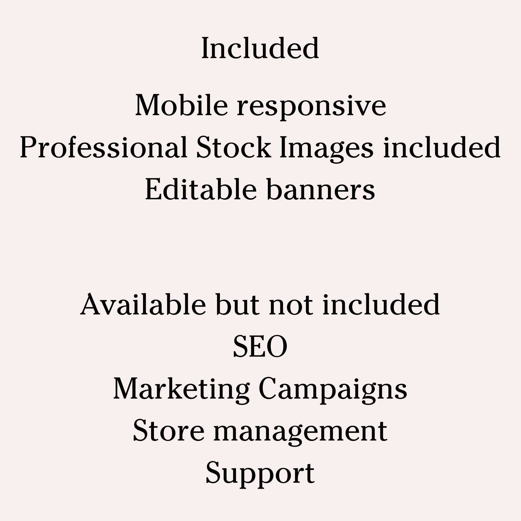 Mode Shopify Webseite