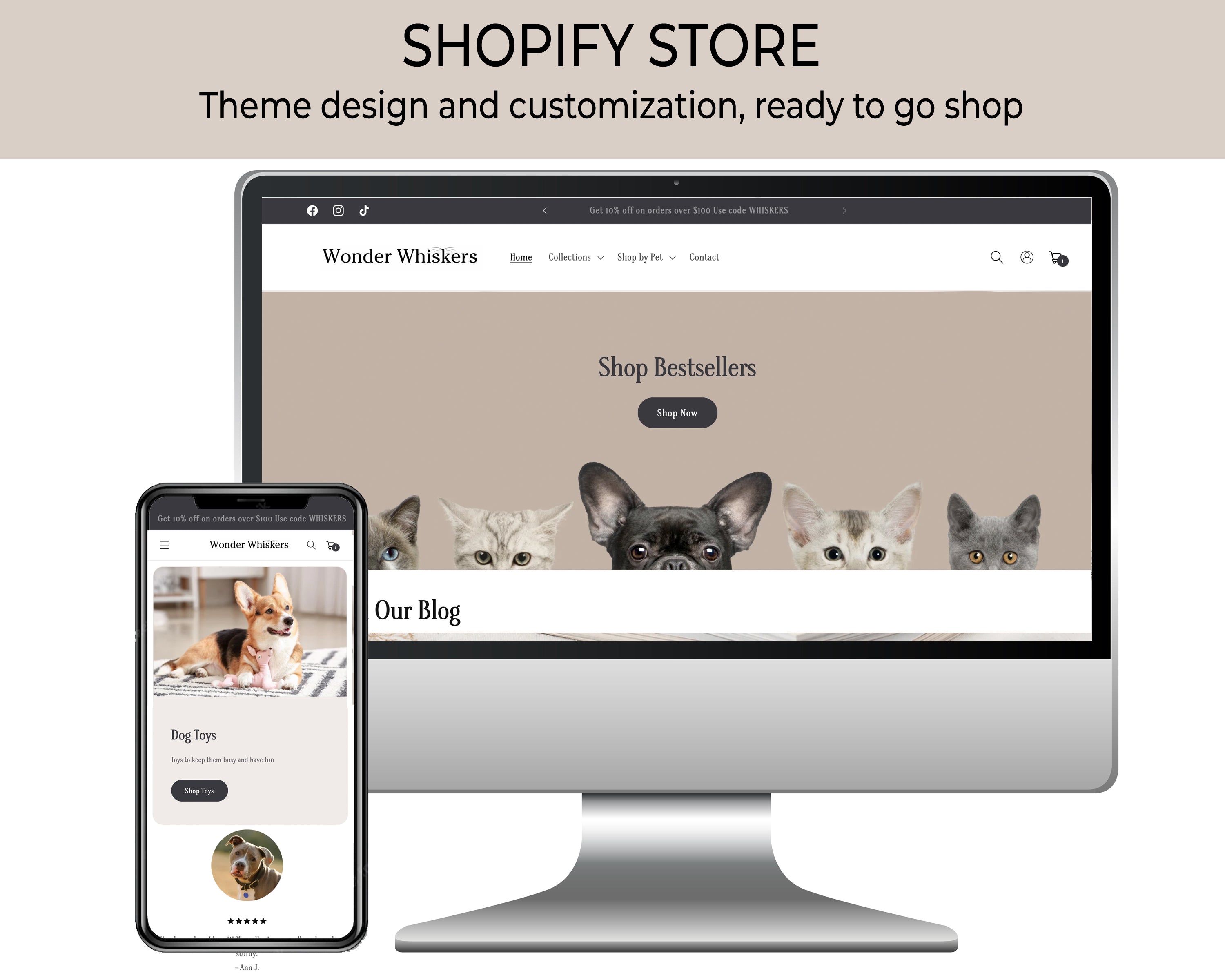 Pet store theme